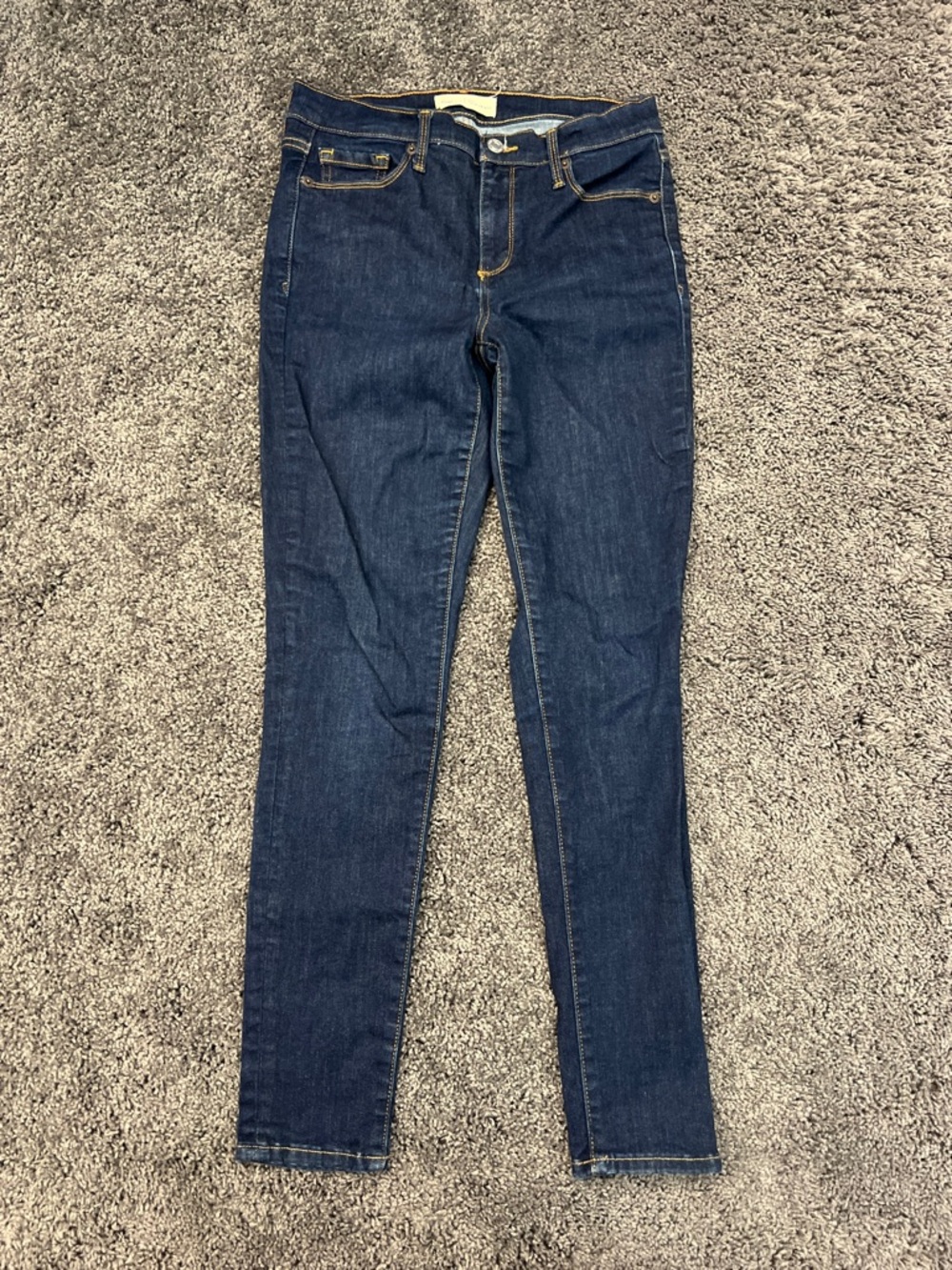 Gap Women’s Blue Jeans Size 8 Regular True Skinny Medium Wash 5 Pocket Stretch
